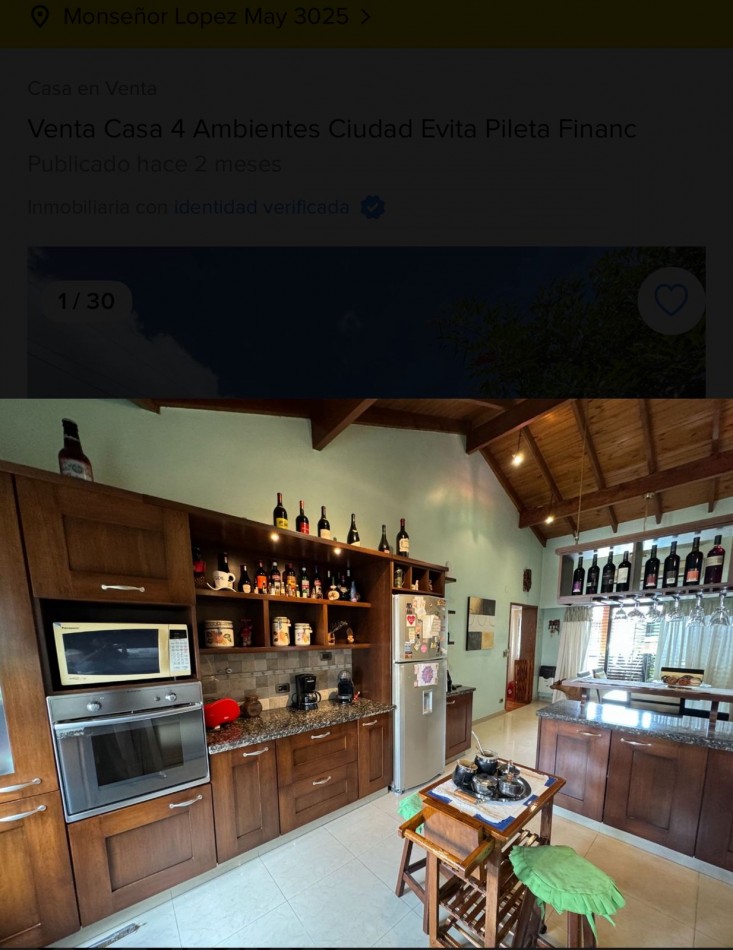 CASA EN VENTA CIUDAD EVITA